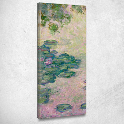 Frammento Di Ninfee Claude Monet mnt284 quadro stampato su tela