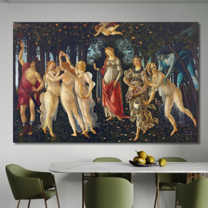 Primavera Sandro Botticelli sbt32 quadro stampato su tela