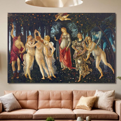 Primavera Sandro Botticelli sbt32 quadro stampato su tela