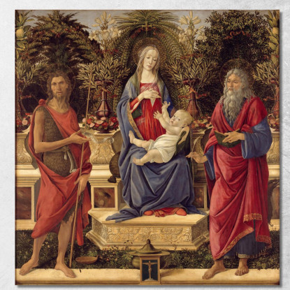 The Altar Bardi Sandro Botticelli sbt36 quadro stampato su tela