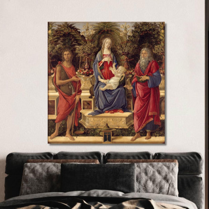 The Altar Bardi Sandro Botticelli sbt36 quadro stampato su tela