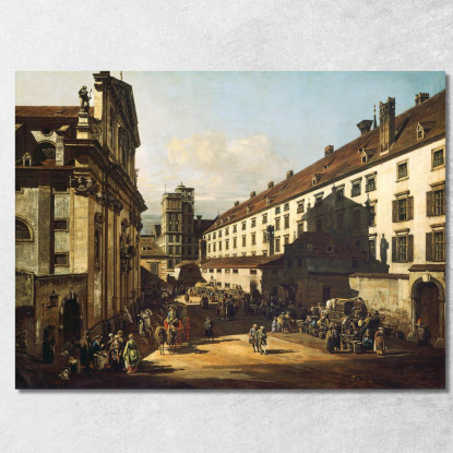 Chiesa Domenicana Di Vienna Canaletto cnl71 quadro stampato su tela