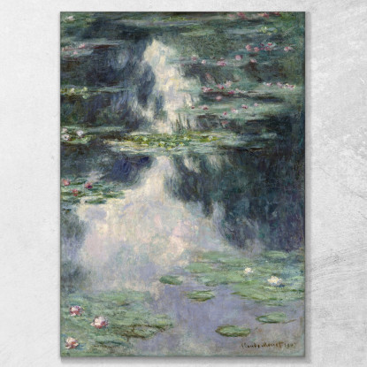 Stagno Con Ninfee Claude Monet mnt292 quadro stampato su tela