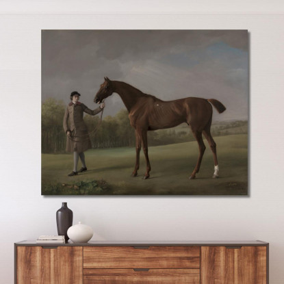 Lustro Tenuto Da Uno Sposo George Stubbs gst28 quadro stampato su tela