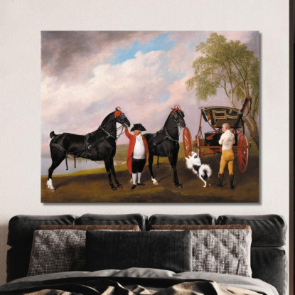 Il Fetonte Del Principe Di Galles George Stubbs gst42 quadro stampato su tela