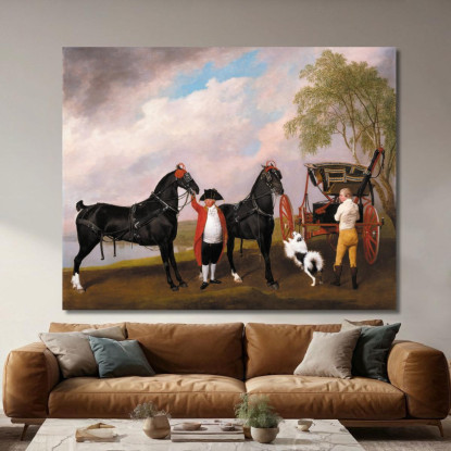 Il Fetonte Del Principe Di Galles George Stubbs gst42 quadro stampato su tela