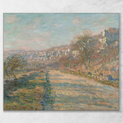 Strada Di La Roche-Guyon Claude Monet mnt299 quadro stampato su tela