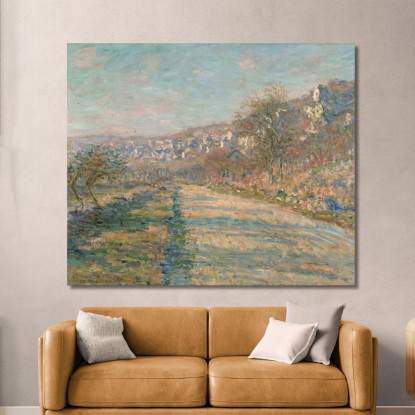 Strada Di La Roche-Guyon Claude Monet mnt299 quadro stampato su tela