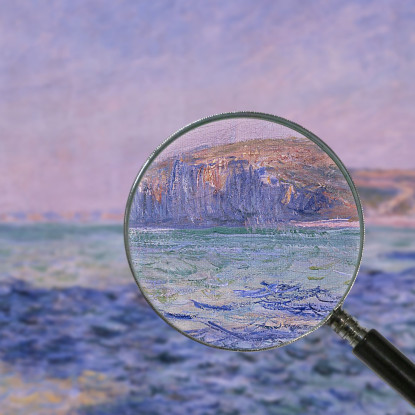 Ombre Sul Mare Le Scogliere Di Pourville Claude Monet mnt304 quadro stampato su tela