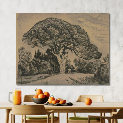 Le Pin Bertaud Paul Signac psn46 quadro stampato su tela