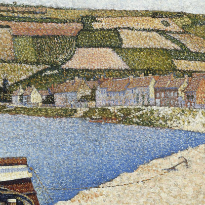 Les Andelys Cote D'Aval Paul Signac psn55 quadro stampato su tela