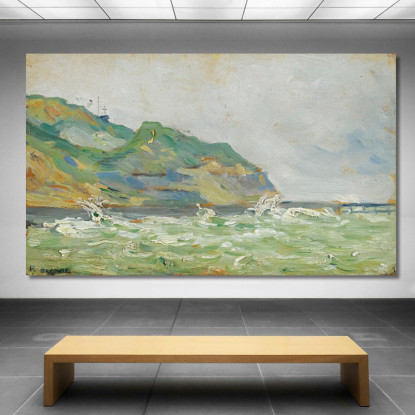 Port-En-Bessin Paul Signac psn84 quadro stampato su tela