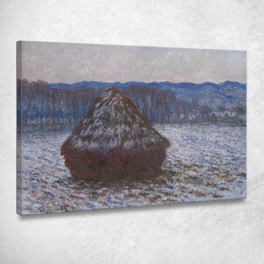 Pila Di Grano Claude Monet mnt311 quadro stampato su tela