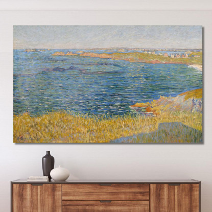 Saint-Briac. La Pomelière Paul Signac psn91 quadro stampato su tela