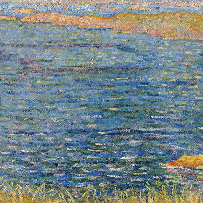 Saint-Briac. La Pomelière Paul Signac psn91 quadro stampato su tela