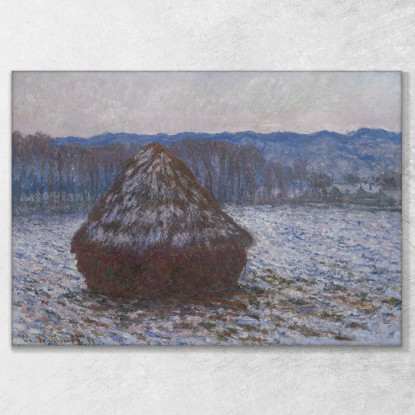 Pila Di Grano Claude Monet mnt311 quadro stampato su tela