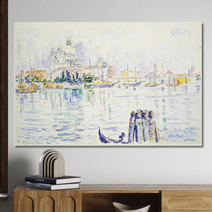 Venezia Canal Grande Paul Signac psn123 quadro stampato su tela