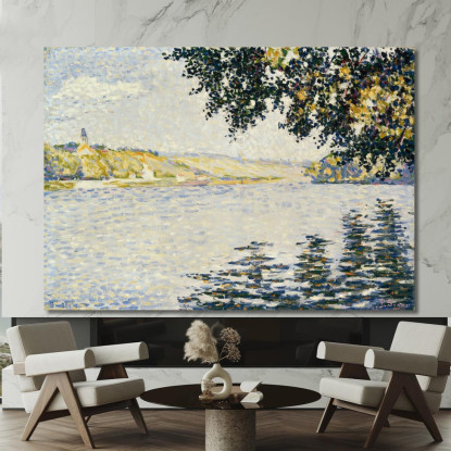 Veduta Della Senna A Herblay Paul Signac psn127 quadro stampato su tela