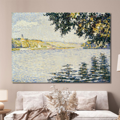 Veduta Della Senna A Herblay Paul Signac psn127 quadro stampato su tela