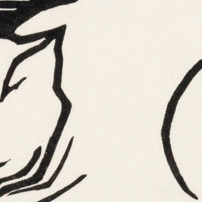 Dicembre Gatto 2 Julie de Graag jdg13 quadro stampato su tela