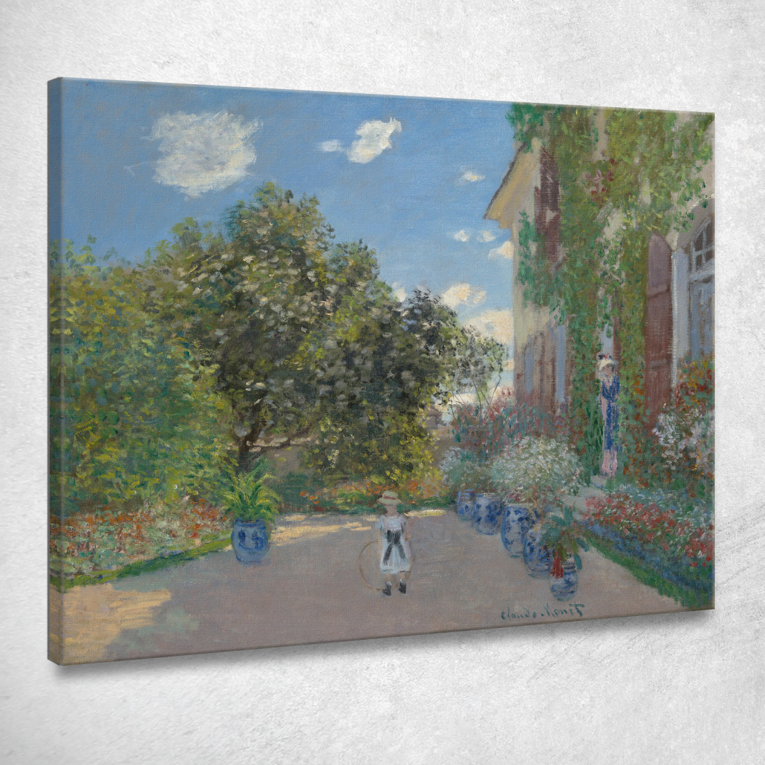 La Casa Dell'Artista Ad Argenteuil Claude Monet mnt318 quadro stampato su tela