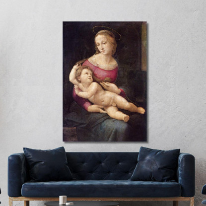 Madonna Di Bridgewater Raffaello Sanzio rph3 quadro stampato su tela