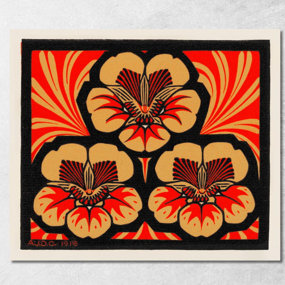 Ciliegia Dell'India Orientale Julie de Graag jdg20 quadro stampato su tela