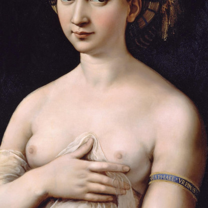 La Fornarina Raffaello Sanzio rph11 quadro stampato su tela