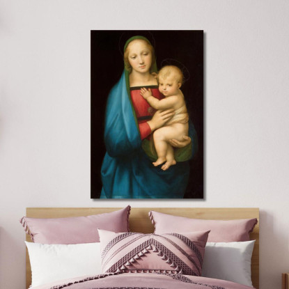 Madonna Del Granduca Raffaello Sanzio rph15 quadro stampato su tela