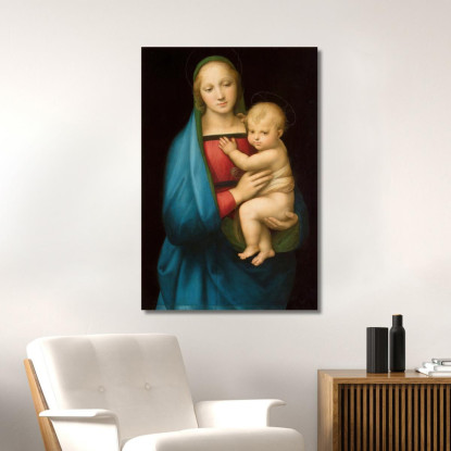 Madonna Del Granduca Raffaello Sanzio rph15 quadro stampato su tela