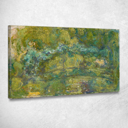 La Passerella Sullo Stagno Delle Ninfee Claude Monet mnt322 quadro stampato su tela