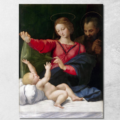 Madonna Di Loreto Raffaello Sanzio rph17 quadro stampato su tela