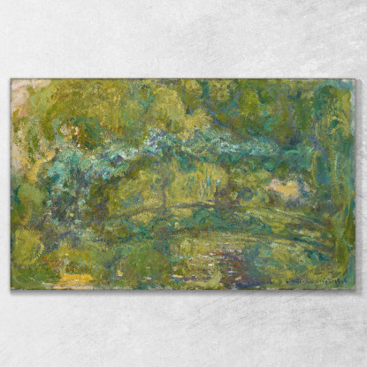 La Passerella Sullo Stagno Delle Ninfee Claude Monet mnt322 quadro stampato su tela