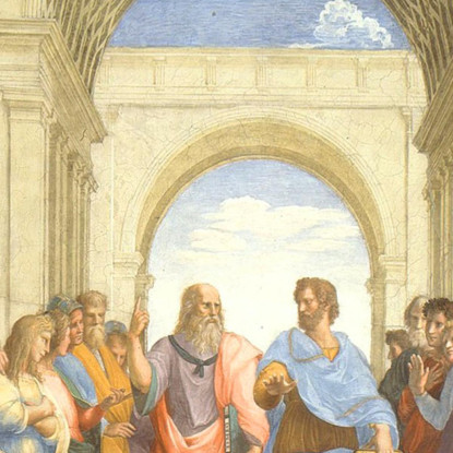 Scuola Di Atene Raffaello Sanzio rph20 quadro stampato su tela