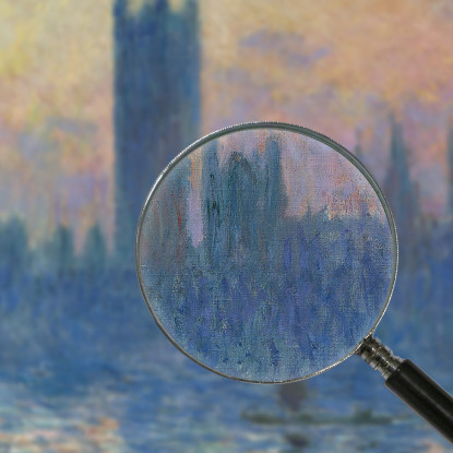 Il Tramonto Delle Houses Of Parliament Claude Monet mnt324 quadro stampato su tela