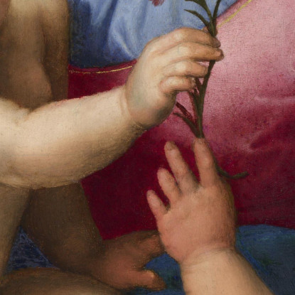 La Madonna Garvagh Raffaello Sanzio rph41 quadro stampato su tela