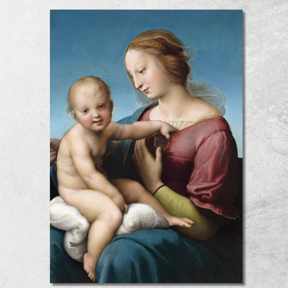 La Madonna Niccolini Cowper Raffaello Sanzio rph44 quadro stampato su tela