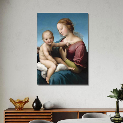 La Madonna Niccolini Cowper Raffaello Sanzio rph44 quadro stampato su tela