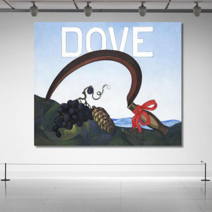 Dove 1924 Charles Demuth cdm10 quadro stampato su tela