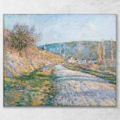 La Strada Per Vétheuil Claude Monet mnt334 quadro stampato su tela