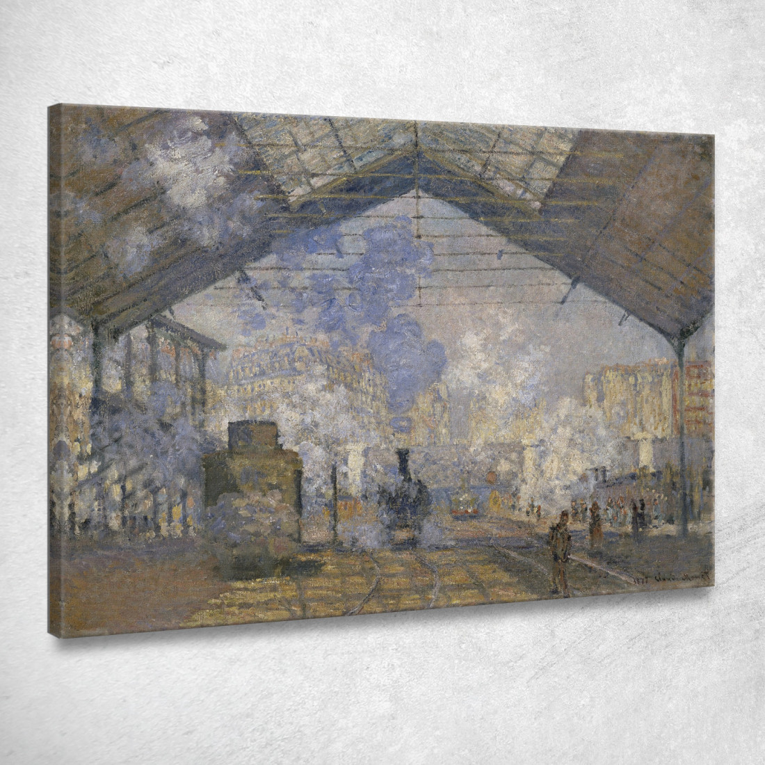 La Stazione Saint-Lazare Claude Monet mnt335 quadro stampato su tela