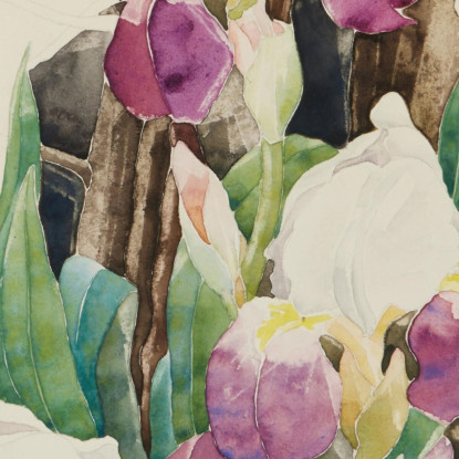 Iris Charles Demuth cdm27 quadro stampato su tela