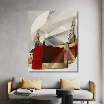 Lancaster Charles Demuth cdm28 quadro stampato su tela