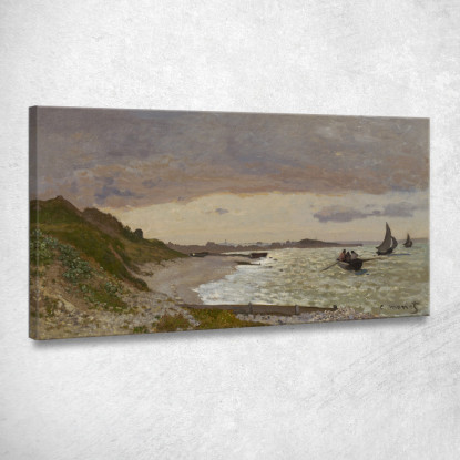 La Riva Del Mare A Sainte-Adresse Claude Monet mnt336 quadro stampato su tela