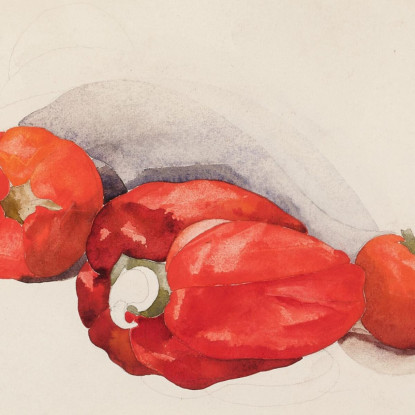 Peperoni E Pomodori Charles Demuth cdm38 quadro stampato su tela