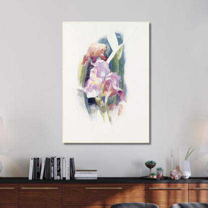 Iride Viola Charles Demuth cdm40 quadro stampato su tela