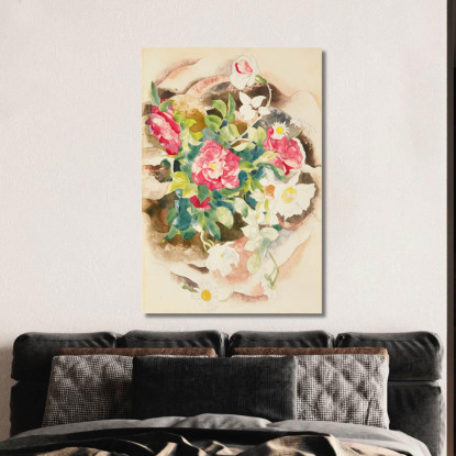 Rose Charles Demuth cdm45 quadro stampato su tela