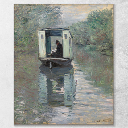 La Barca-Studio Claude Monet mnt340 quadro stampato su tela