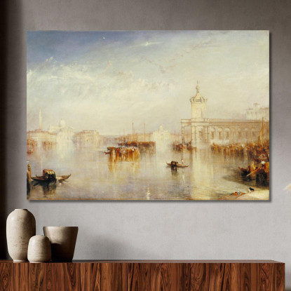 La Citella Di Dogano San Giorgio Dalla Scalinata Europa Joseph Mallord William Turner jwt11 quadro stampato su tela