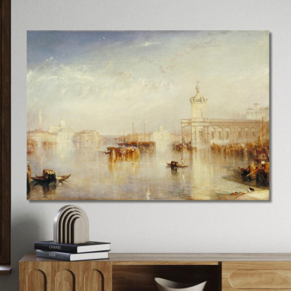 La Citella Di Dogano San Giorgio Dalla Scalinata Europa Joseph Mallord William Turner jwt11 quadro stampato su tela